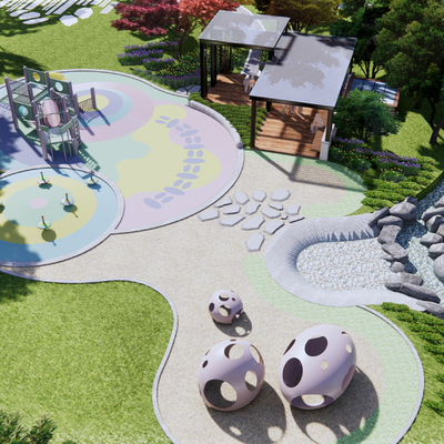 Modern Children's Park Landscape