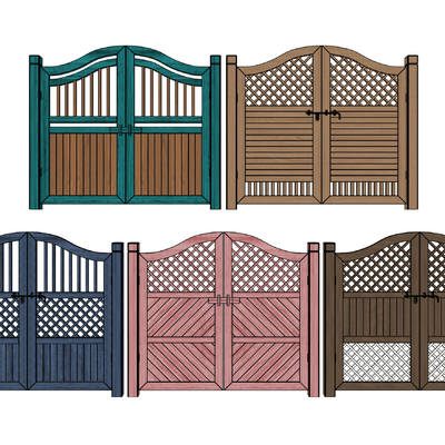 Nordic Patio Gate Fence Gate Denim Gate