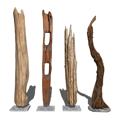 Natural wind wood carving ornaments