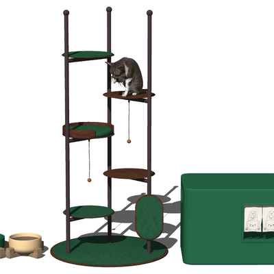 Modern cat climbing rack pet nest