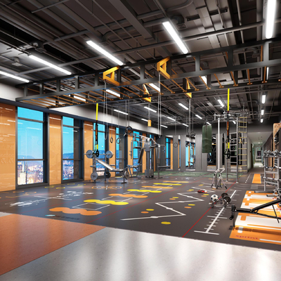 Industrial wind gym