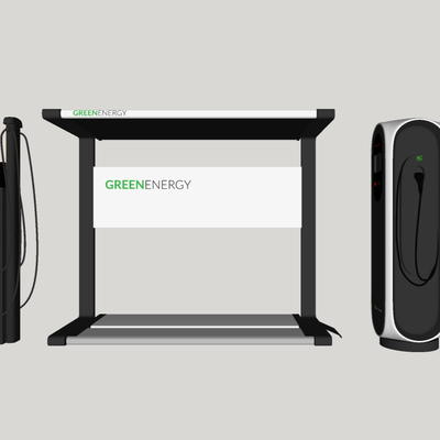 Modern charging pile charging station