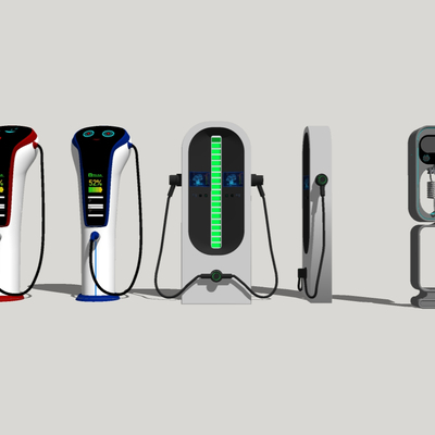 Modern charging pile charging station