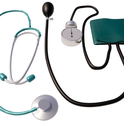 modern medical stethoscope sphygmomanometer