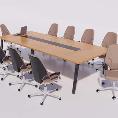 Nordic Solid Wood Conference Tables and Chairs