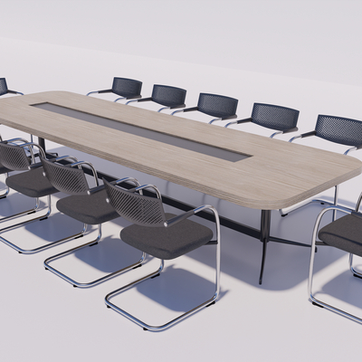 Nordic Solid Wood Conference Tables and Chairs