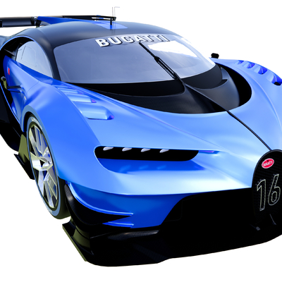 Hyundai Bugatti Veycar Racing Car