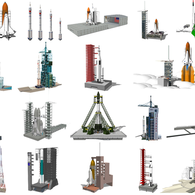 modern rocket space shuttle