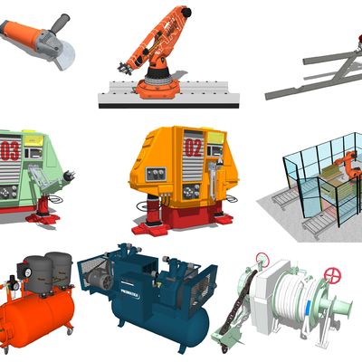 Modern mechanical arm industrial equipment