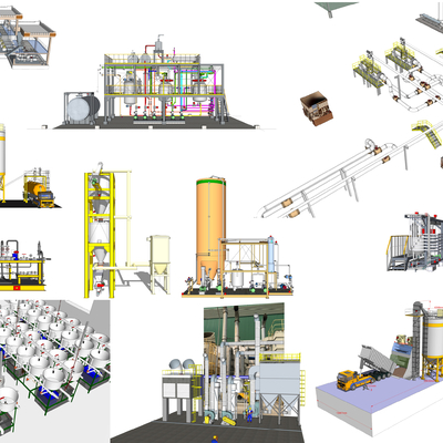 Modern pipeline industrial equipment