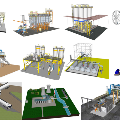 Modern pipeline industrial equipment