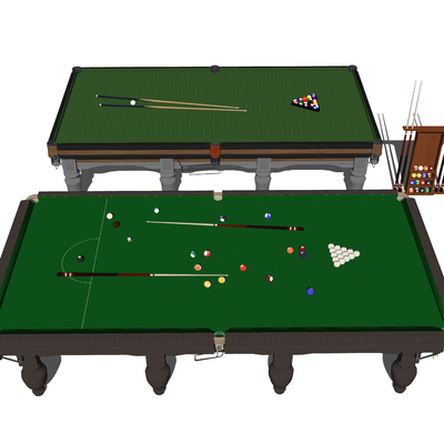 Modern billiard pool table