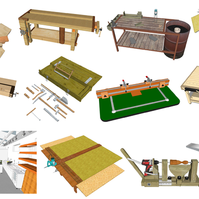 Modern planer woodworking equipment