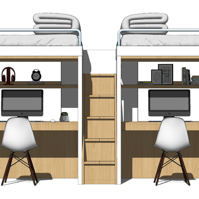 Modern bunk bed