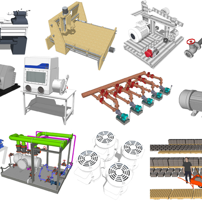 Modern pipeline industrial equipment