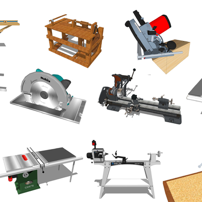 Modern planer woodworking equipment