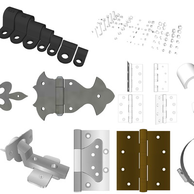 Modern Pipe Hinge Hardware