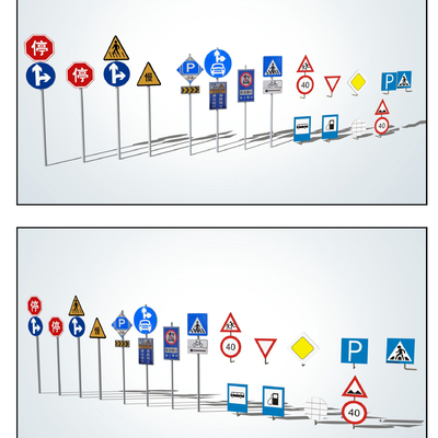 Modern Traffic Signs