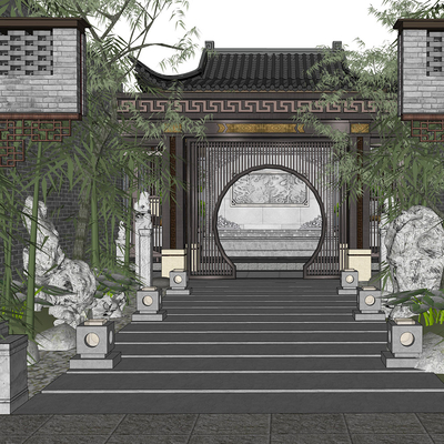 Chinese Courtyard Courtyard