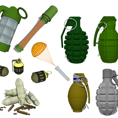 modern grenade bomb military equipment