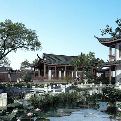 Chinese Ancient Architecture Landscape