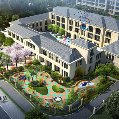 Jianou kindergarten bird's-eye view