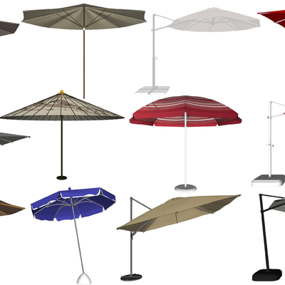 Modern parasol sun umbrella