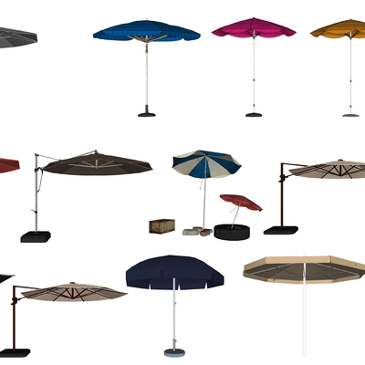 Modern parasol sun umbrella