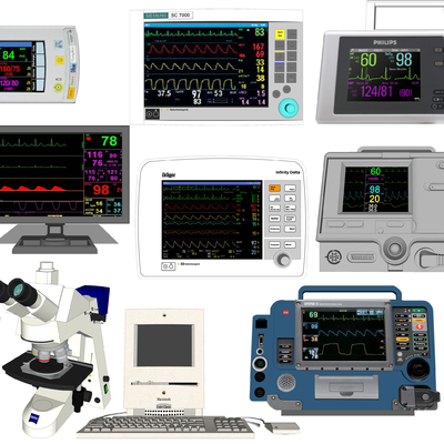 Modern ECG Monitor Free