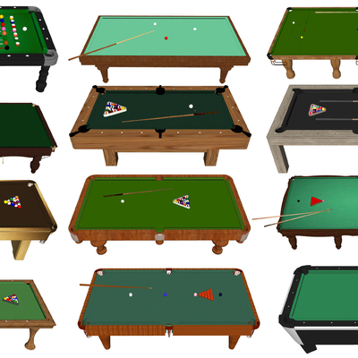 Modern billiard table