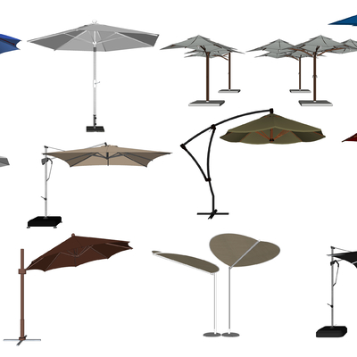 Modern parasol sun umbrella