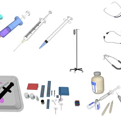 Modern Syringe Medical Equipment