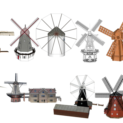 Nordic windmill sketch