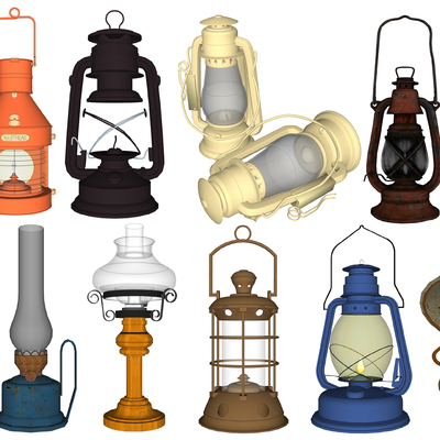 European classical kerosene lamp