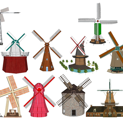 Nordic windmill sketch