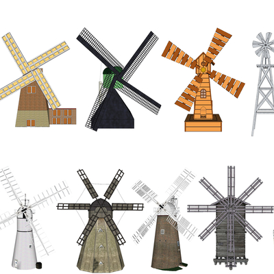 Nordic windmill sketch