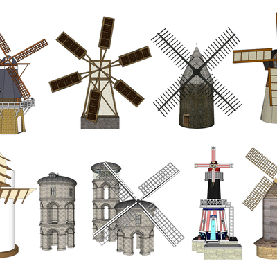 Nordic windmill sketch