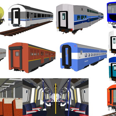 modern train passenger compartment