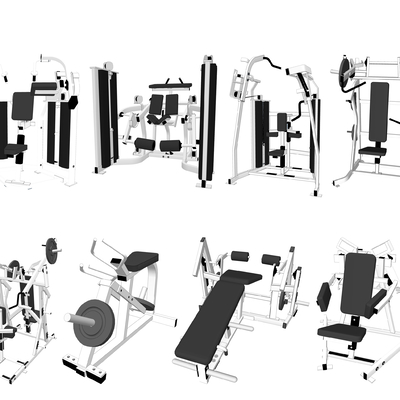 Modern indoor fitness sports equipment