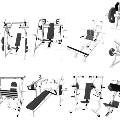 Modern indoor fitness sports equipment