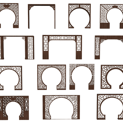 Chinese Moon Gate Arch Moon Cave Gate