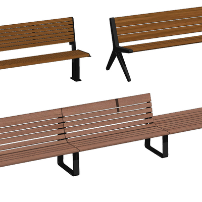 Modern outdoor public chair