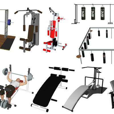 Modern indoor fitness sports equipment