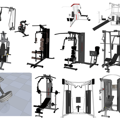 Modern indoor fitness sports equipment