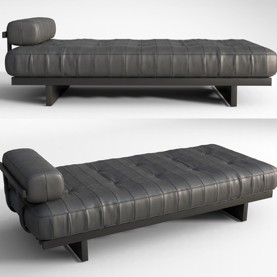 Modern Leather Sofa Stool