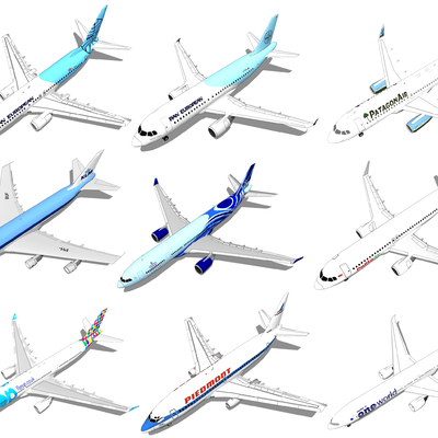 modern passenger aircraft