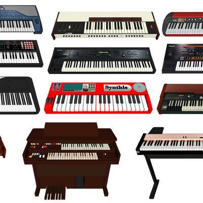 Modern musical instrument electronic organ