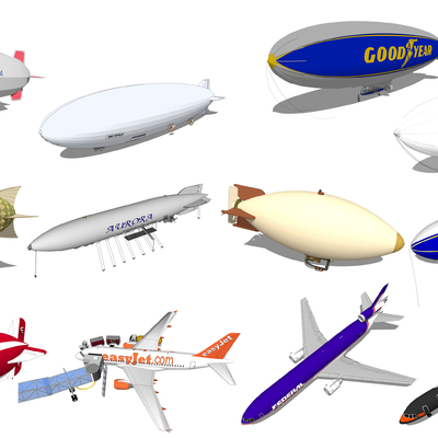 Modern Aircraft Airship Cargo Aircraft