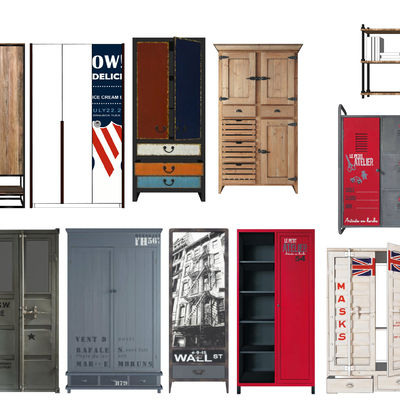 Industrial wind wardrobe