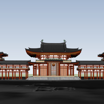 Chinese-style ancient building palace